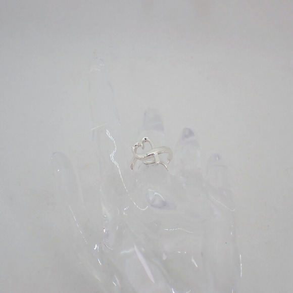 TIFFANY/  925 loving heart ring size 9 - Picture 3 of 10